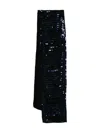 Bode Sequin Spotlight Scarf In Blue