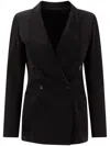 Bode Sheen Suit Jacket In Black
