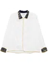 Bode Camicia Starry Pageant In Ecnvy Ecru Navy