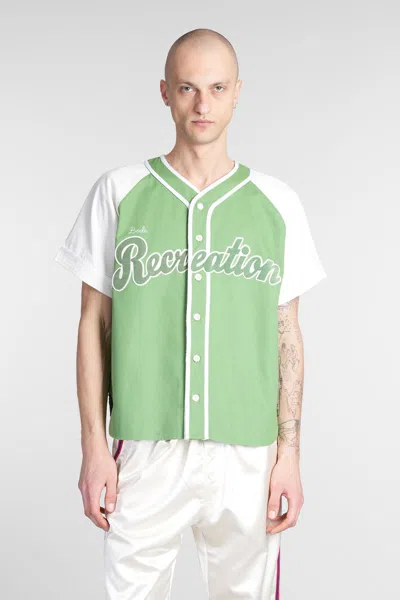 Bode Shirt In Green Cotton