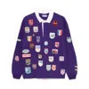 Bode Passport Patch Polo Shirt In Multicolor