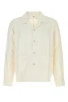 Bode Off White Jacquard Football Shirt In White