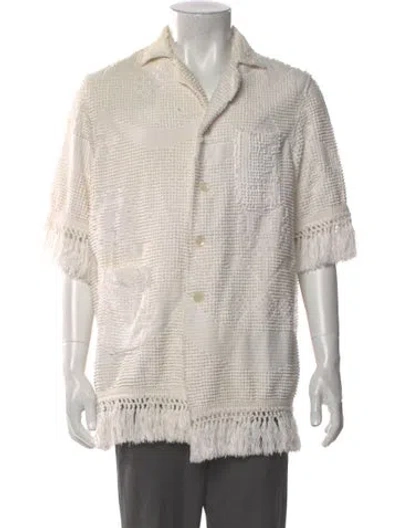 Pre-owned Bode Short Sleeve Shirt In Multi