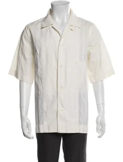 Pre-owned Bode Short Sleeve Shirt In White