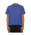 Bode Logo-embellished Cotton-jersey T-shirt In Blue