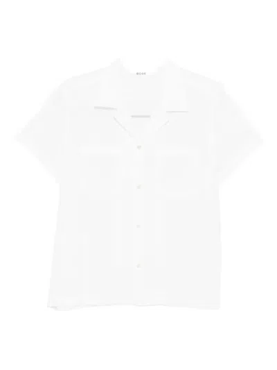 Bode Short-sleeved Shirt In White