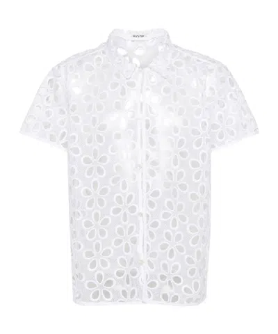 Bode Short-sleeved Shirt In White
