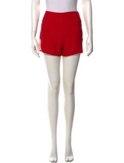 Pre-owned Bode Silk Mini Shorts In Black