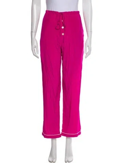 Pre-owned Bode Silk Pajamas W/ Tags In Pink