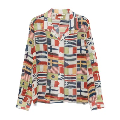 Bode International Shirt In Blue