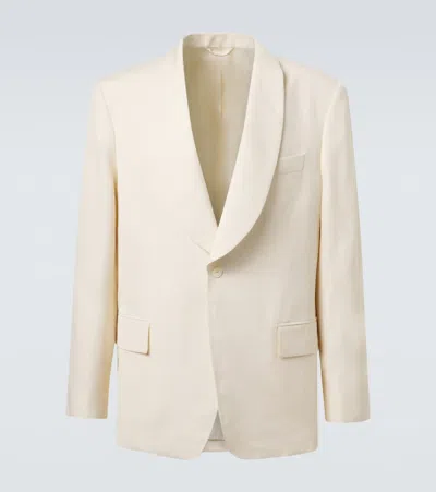 Bode Single-breasted Suit Jacket In White