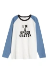 Bode Skater T-shirt - Men's - Cotton In Blue/cream