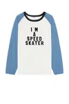 Bode Skater T-shirt - Men's - Cotton In Blue & Cream