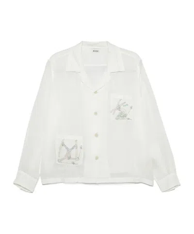 Bode Skiers Shirt In White