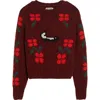 Bode Skunk Royal Alpaca Sweater In Black