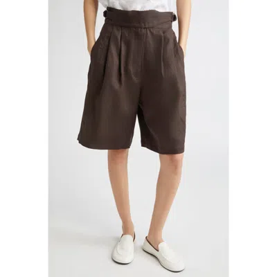 Bode Smith Linen Bermuda Shorts