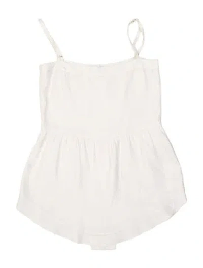 Pre-owned Bode Square Neckline Romper In Neutral