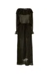 Bode Embroidered Silk Blend Stadium Dress