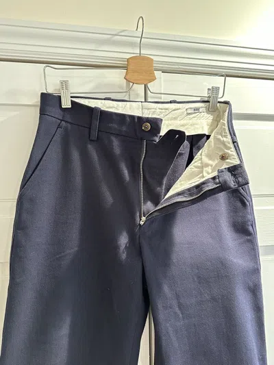 Pre-owned Bode Standard Trouser In Midnight In Blue