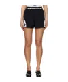 Bode Star Field Patterned Applique Shorts In Black