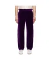 Bode Purple Showcase Suiting Trousers In Black