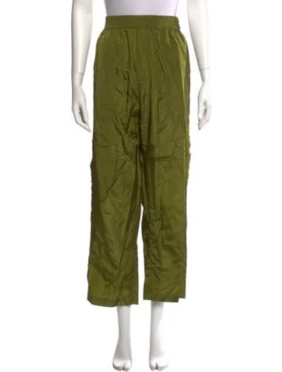 Pre-owned Bode Straight Leg Pants In Green
