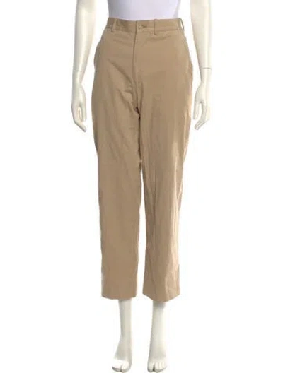 Pre-owned Bode Straight Leg Pants In Neutral