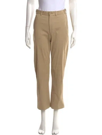 Pre-owned Bode Straight Leg Pants In Neutrals