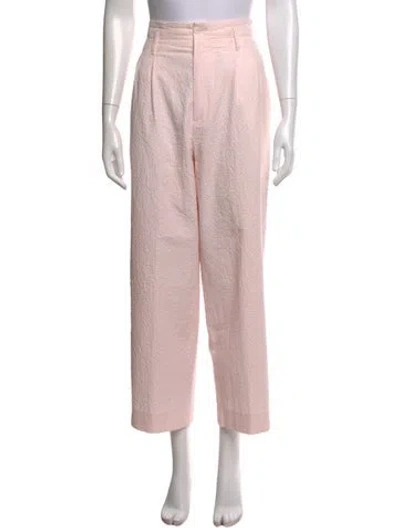 Pre-owned Bode Straight Leg Pants In Pink