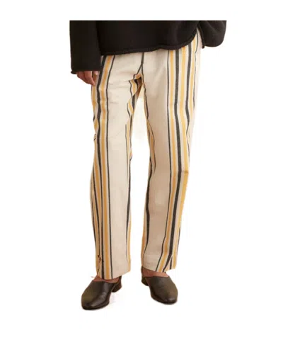 Bode Striped Casual Pants In Multi