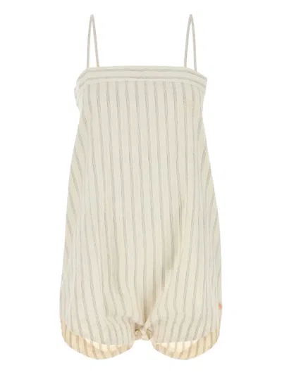 Bode Striped Cotton Playsuit