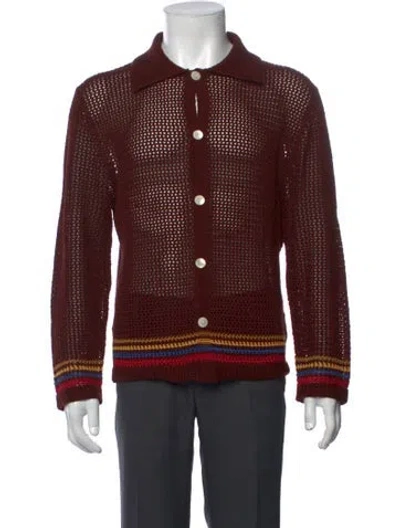 Pre-owned Bode Striped Long Sleeve Shirt In Multicolor