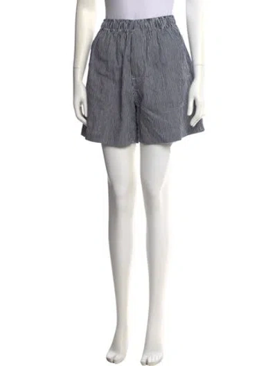 Pre-owned Bode Striped Mini Shorts In Multi