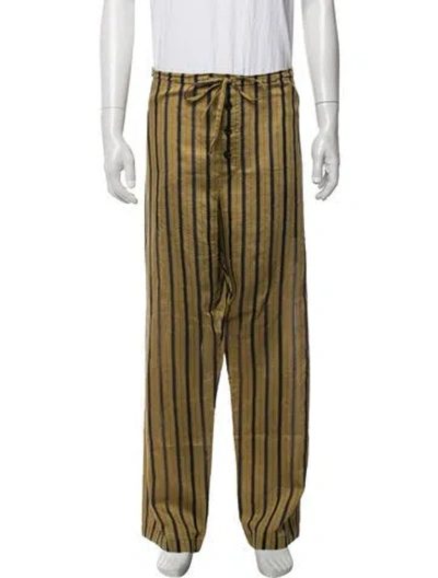 Pre-owned Bode Striped Pants In Multicolor