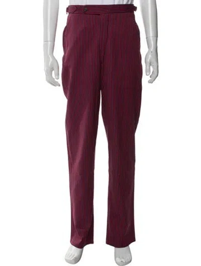 Pre-owned Bode Striped Pants W/ Tags In Red