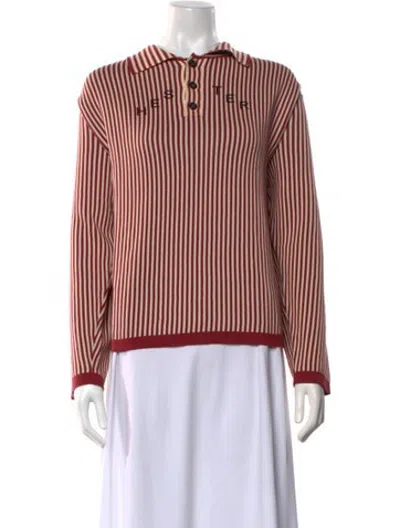 Pre-owned Bode Striped Sweater In Multicolor