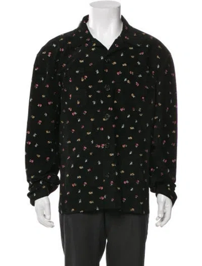 Pre-owned Bode Suede Floral Print Windbreaker In Multi