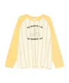 Bode Summertime Stripe Baseball T-shirt In Yellow