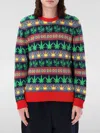 Bode Marin Patterned-jacquard Jumper In Red