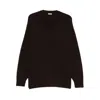 Bode V-neck Logo-embroidered Sweater In Brown