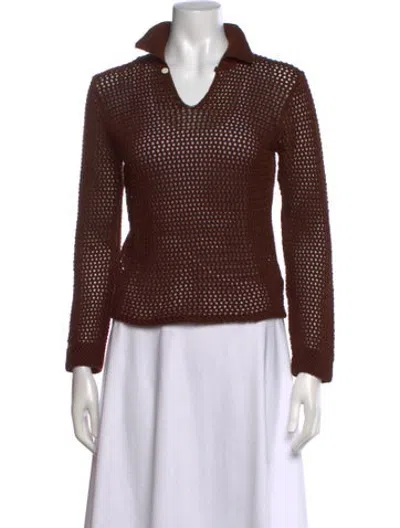Pre-owned Bode Sweater In Brown