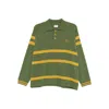 Bode Regis Polo Shirt In Green