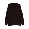 Bode V-neck Logo-embroidered Sweater In Brown