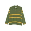 Bode Regis Polo Shirt In Green