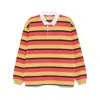 Bode Rec Stripe Polo Shirt In Multicolor