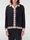 Bode Taureau Silk Shirt In Black