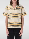 Bode Namesake Stripe Shirt In Ecru