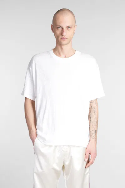 Bode Beaded Salt Marsh T-shirt In White