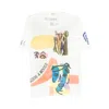 Bode Collage Printed Cotton-jersey T-shirt In White
