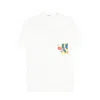 Bode Abstract-print Pocket T-shirt In White